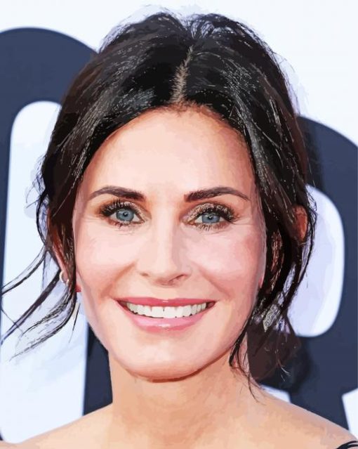 The Beautiful Actress Courteney Cox Diamond Painting