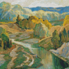 The Valley 1921 By Franklin Carmichael Diamond Paintings