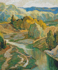 The Valley 1921 By Franklin Carmichael Diamond Paintings
