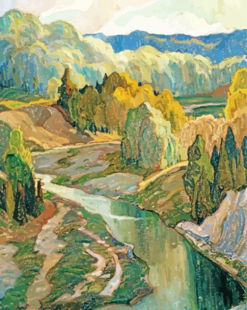 The Valley 1921 By Franklin Carmichael Diamond Painting