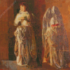 Woman In White By Mersad Berber Diamond Paintings
