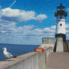 Canal Park Lighthouse Diamond Paintings