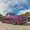 Candy Purple Truck Diamond Paintings