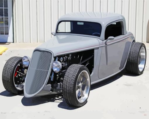 Grey 33 Ford Diamond Painting