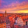 Nuremberg Germany City At Sunset Diamond Painting