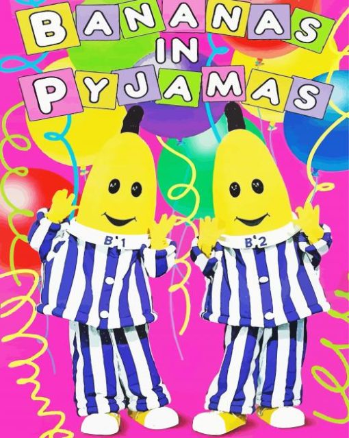 Bananas In Pajamas Animation Diamond Painting