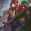 Luffy And Zoro Diamond Painting