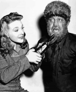 The Wolf Man 1941 Larry Talbot And Gwen Conliffe Diamond Painting
