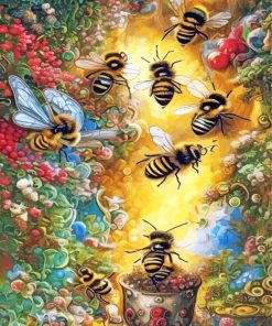 Bees Diamond Painting