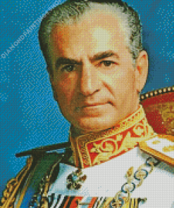 Vintage Mohammad Reza Pahlavi Diamond Painting