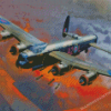 Avro Lancaster Bomber Diamond Painting