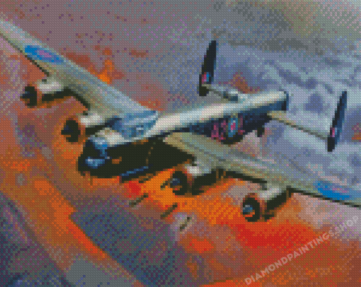 Avro Lancaster Bomber Diamond Painting