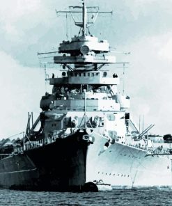 German battleship Bismarck Diamond Painting