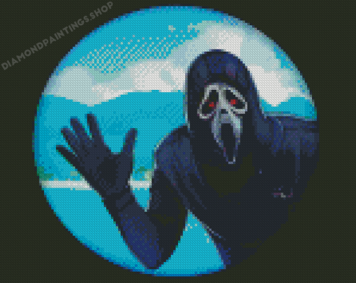 Ghostface Art Diamond Painting