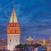 Istanbul Galata Tower Diamond Painting