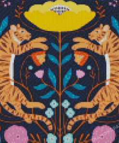 Tiger Mandala Diamond Painting