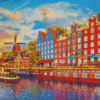 Amsterdam Canal Diamond Painting