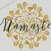 Gold Mandala Namaste Diamond Painting