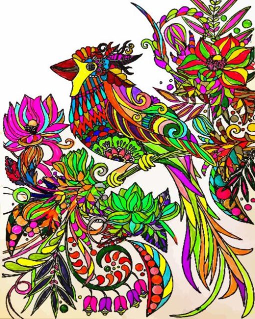 Mandala Bird Diamond Painting