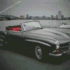 Vintage Grey Mercedes Roadster Diamond Painting