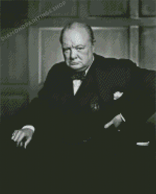 Winston Churchill Diamond Painting