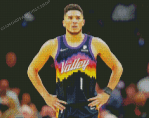 American Basketballer Devin Booker Diamond Painting