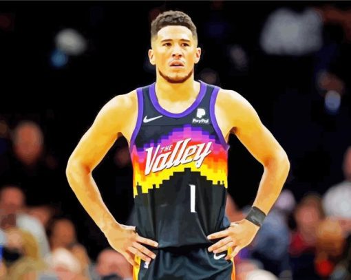 American Basketballer Devin Booker Diamond Painting