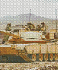 M1a1 Abrams Tank Diamond Painting
