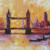 Abstract Tower Bridge London Diamond Painting