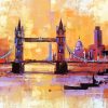 Abstract Tower Bridge London Diamond Painting