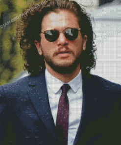 The English Actor Kit Harington Diamond Painting by numbers
