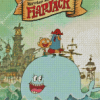 Animated Serie The misadventures of flapjack Diamond With Numbers