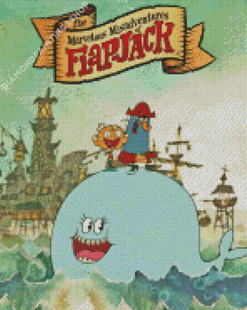 Animated Serie The misadventures of flapjack Diamond With Numbers