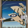 Sopwith camel poster Diamond With Numbers