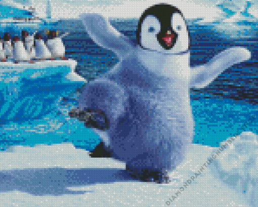 aesthetic Happy feet penguin diamond paints