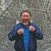 ai weiwei architect Diamond With Numbers