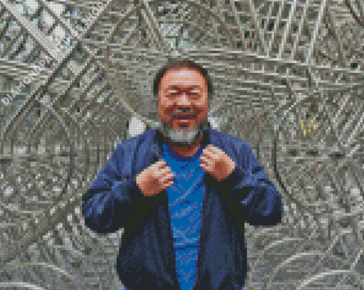 ai weiwei architect Diamond With Numbers