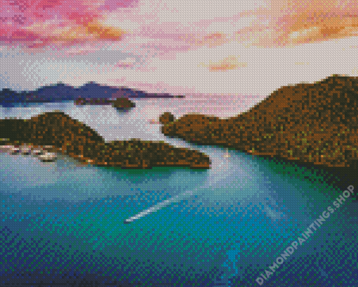 langkawi island at sunset Diamond Dotz