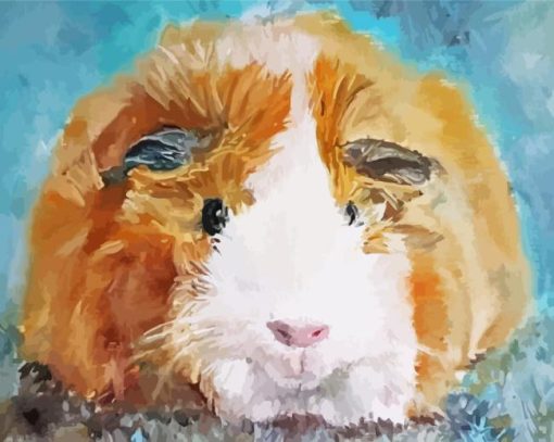 Abstract Guinea pig art Diamond Paints