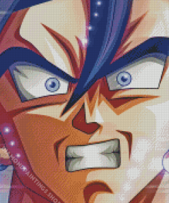 Angry Vegito Character Diamond Paintings