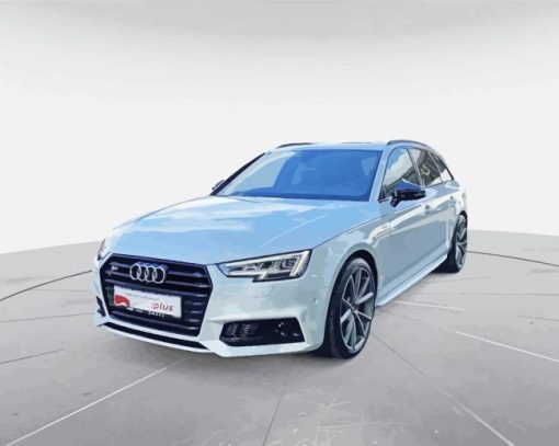 Audi S4 sport car Diamond With Numbers