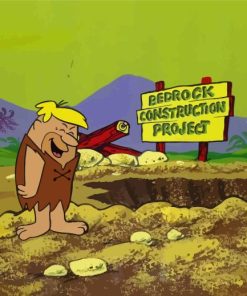 Barney rubble Diamond By Numbers