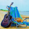 Beach Chair And Guitar Diamond By Numbers