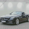 Black Mercedes slk car Diamond Paints