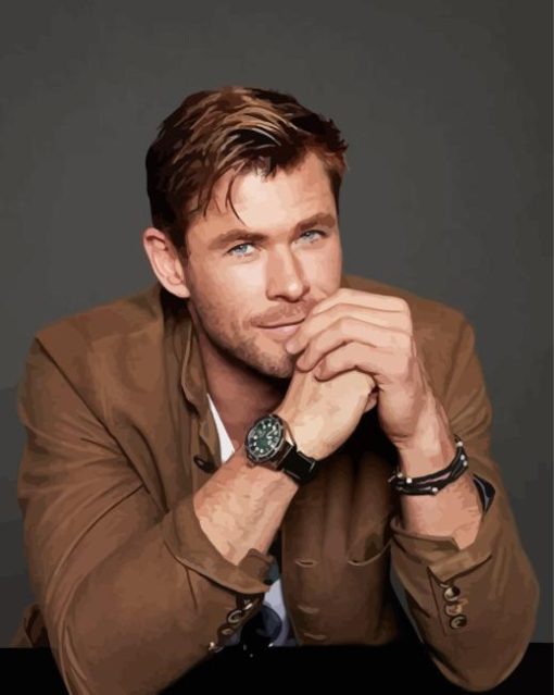 Chris Hemsworth Australian Actor Diamond Dotz