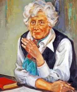 Classy Old Woman Art Diamond Dotz