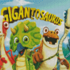 Gigantosaurus Animation Poster Diamond Paintings