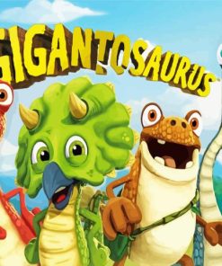 Gigantosaurus Animation Poster Diamond Paintings