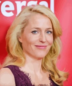 Gillian anderson Diamond With Numbers