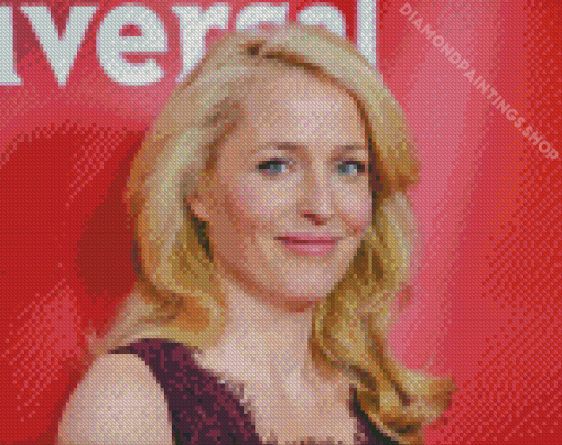 Gillian anderson Diamond With Numbers